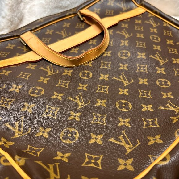 Louis Vuitton Porte-Documents Briefcase/ Laptop Case Medium Brown Leather - Picture 3 of 7